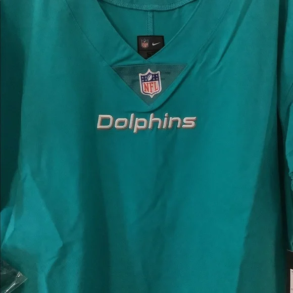NWT $325 NIKE NFL ON-FIELD MIAMI DOLPHINS JERSEY BLANK AJ1664-311 52